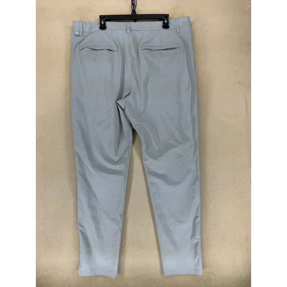 Lululemon ABC Pants Jogger Classic Fit Light Grey Mens Size 40 Stretch Preppy‎